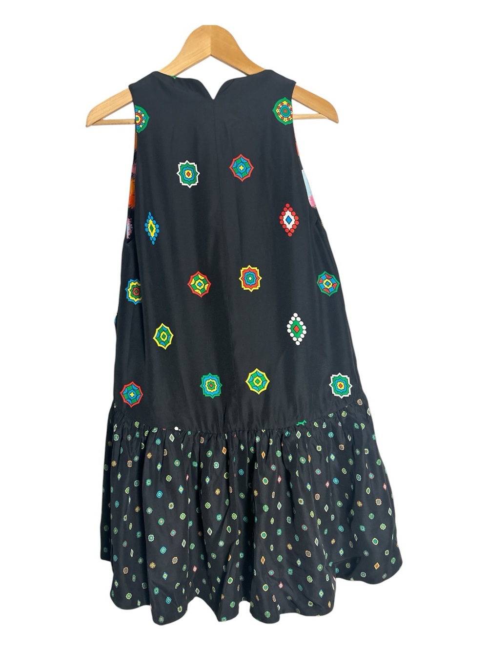 Kenzo x H & M Reversible Geometric High Low Dress Size 4 - Picture 3 of 13